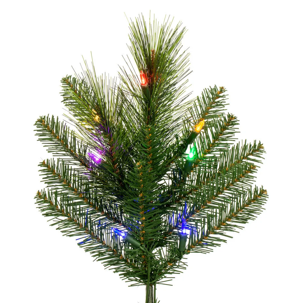 10' x 56" Jackson Pine Artificial Pre-Lit Christmas Tree Multi-Colored Lights.