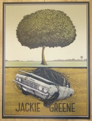 2016 Jackie Green - Silkscreen Tour Poster by Justin Santora