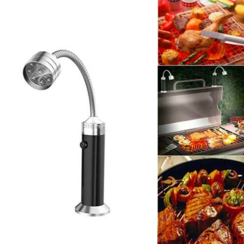 2pcs Portable Magnetic LED Grill Light Lamp 360 Degree Grilling Lights