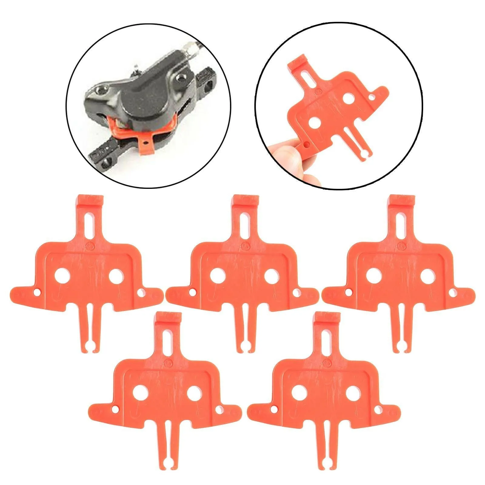 5Pcs Hydraulic Disc Brake Pads Anti- Brake Repair Spacer