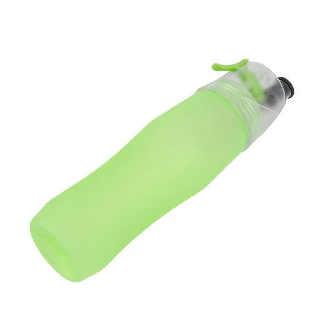 740ML Water Drinking Bottle Misting Spray