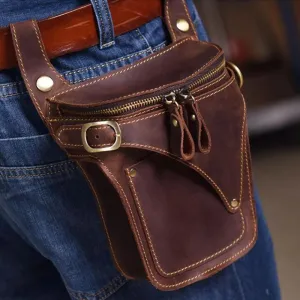 ALR™ Motorcycle Genuine Leather Hip Bag