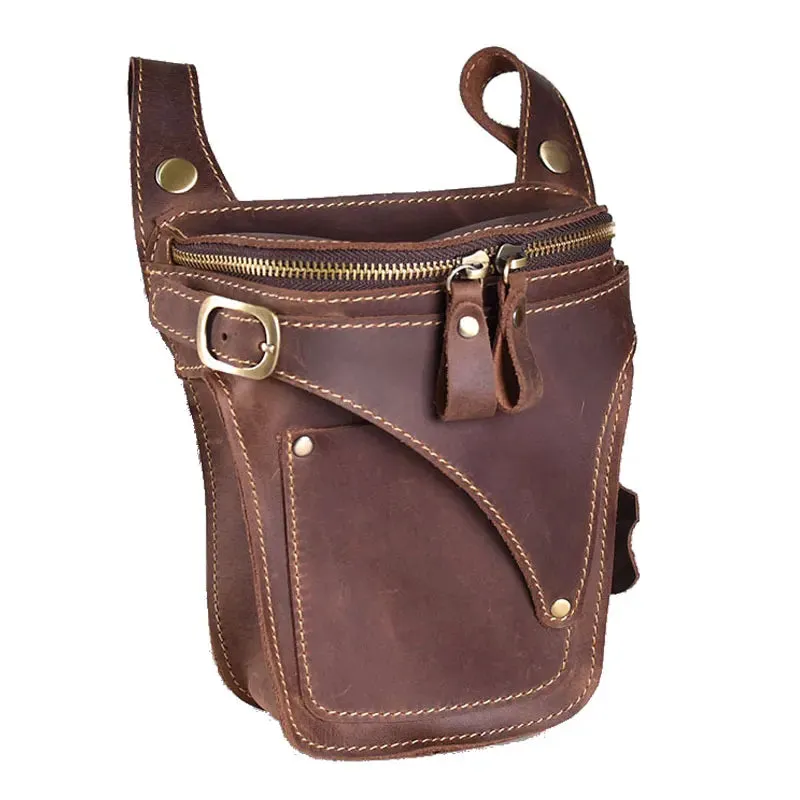 ALR™ Motorcycle Genuine Leather Hip Bag