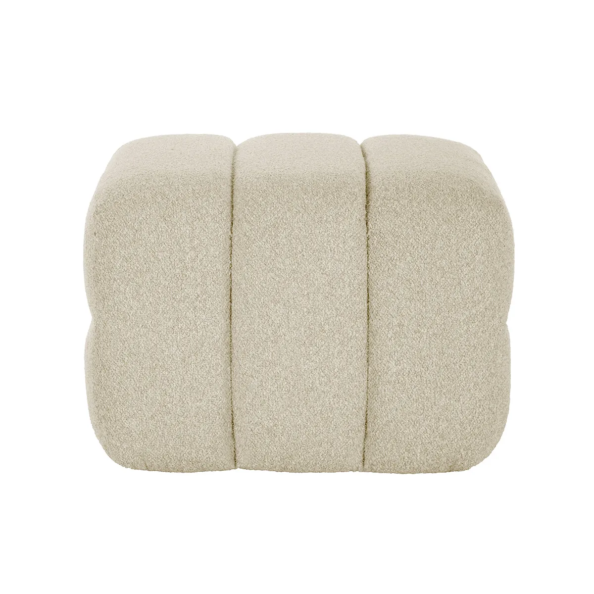 Amelia Boucle Ottoman