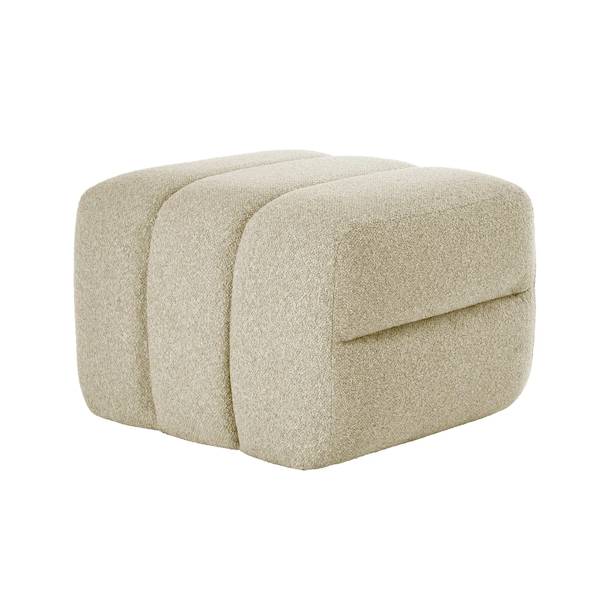 Amelia Boucle Ottoman