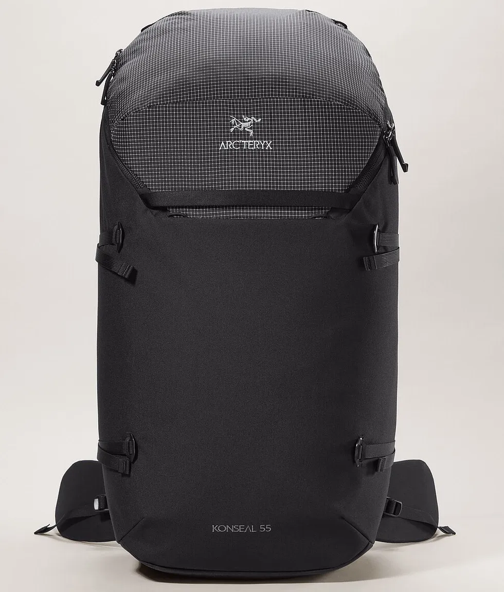 Arc&#x27;teryx Konseal 55 L Backpack Black | Buy Arc&#x27;teryx Konseal 55 L Backpack Black here | Outnorth