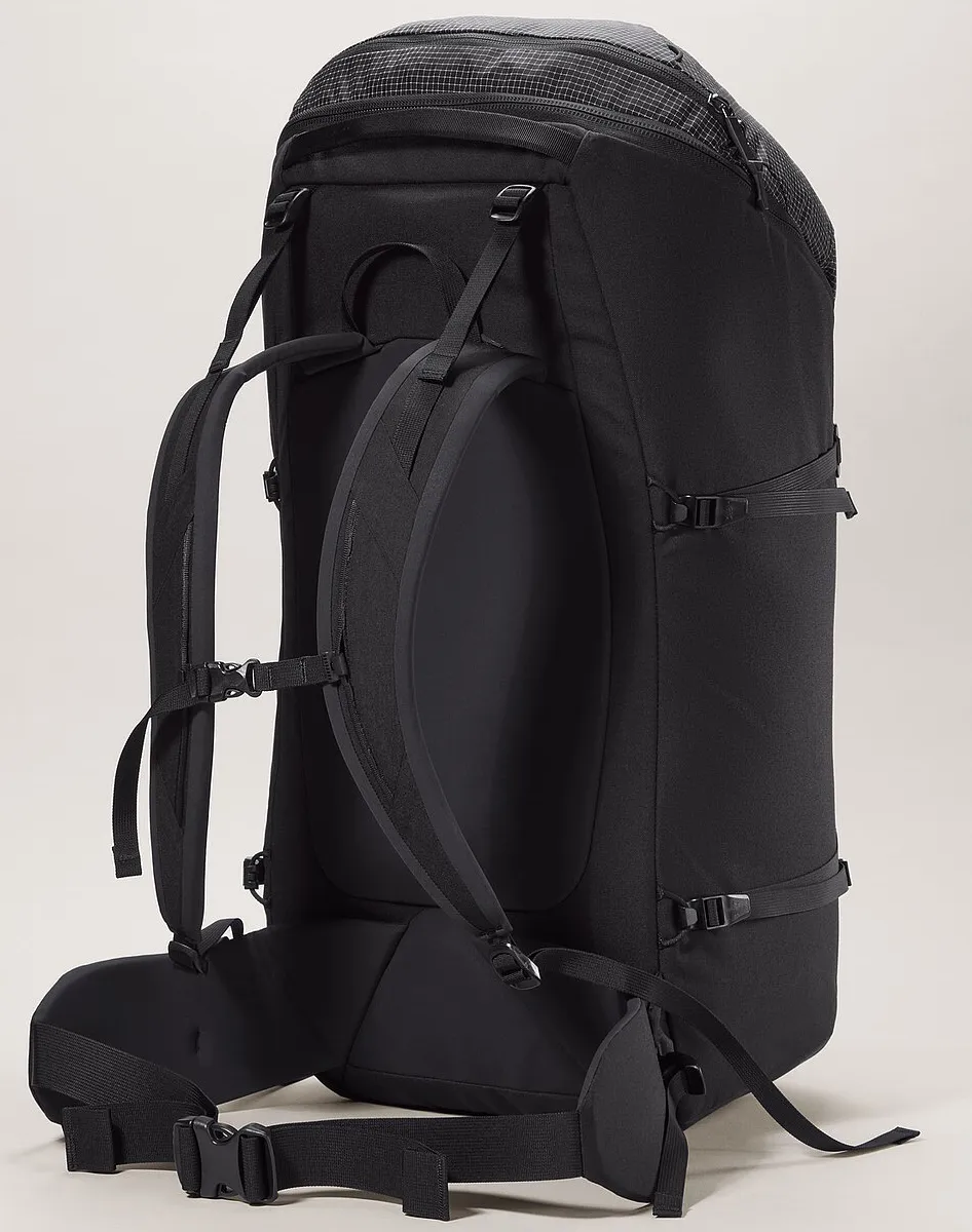 Arc&#x27;teryx Konseal 55 L Backpack Black | Buy Arc&#x27;teryx Konseal 55 L Backpack Black here | Outnorth