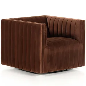 Augustine Swivel Chair, Surrey Auburn