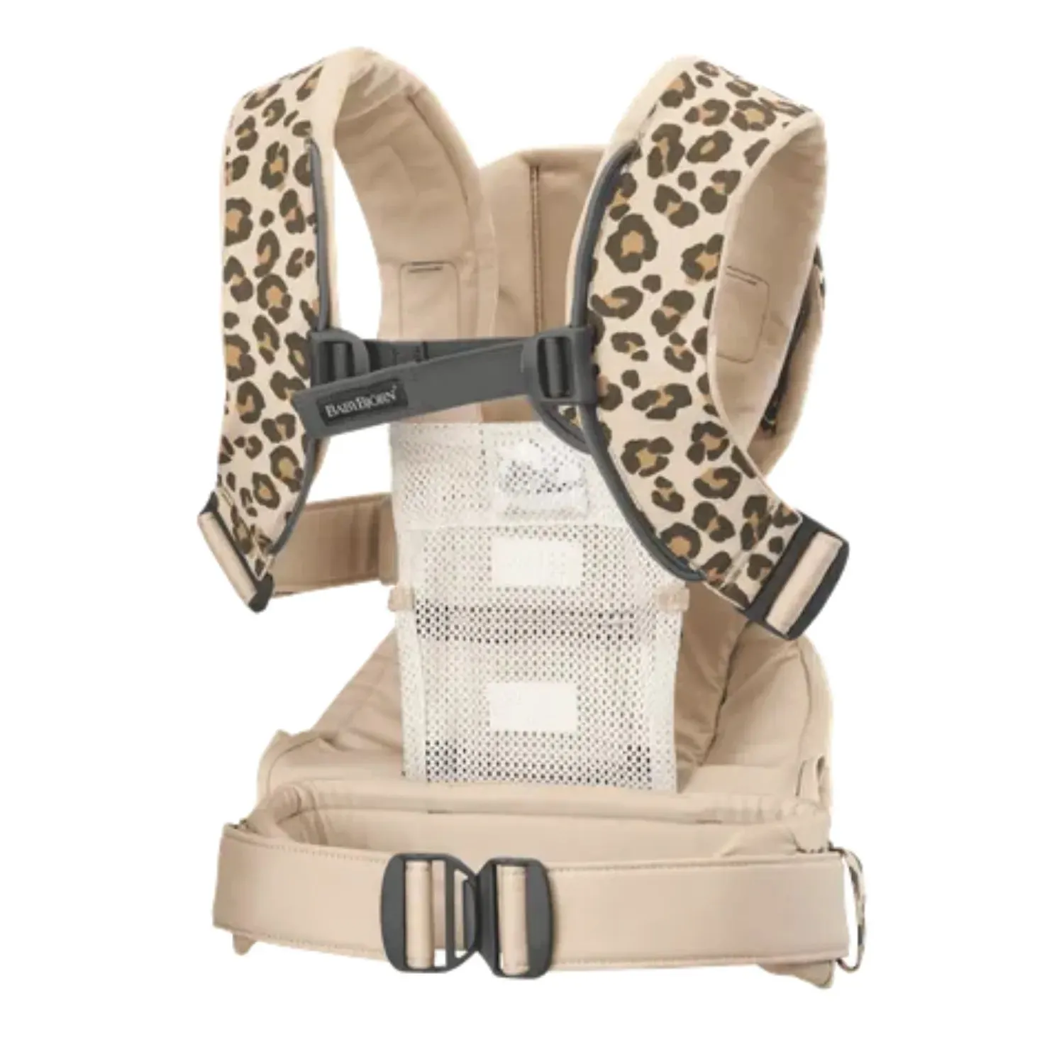 Baby Carrier One, Cotton - Beige Leopard