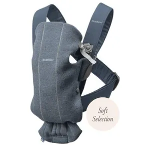 BabyBjorn Baby Carrier Mini Soft Collection - Dove Blue 3D Jersey