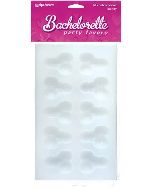 Bachelorette Party Favors Lil' Chubby Pecker Ice Tray