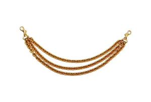 Bijou Multi-Chain Gold-Tone Link Belt Charm