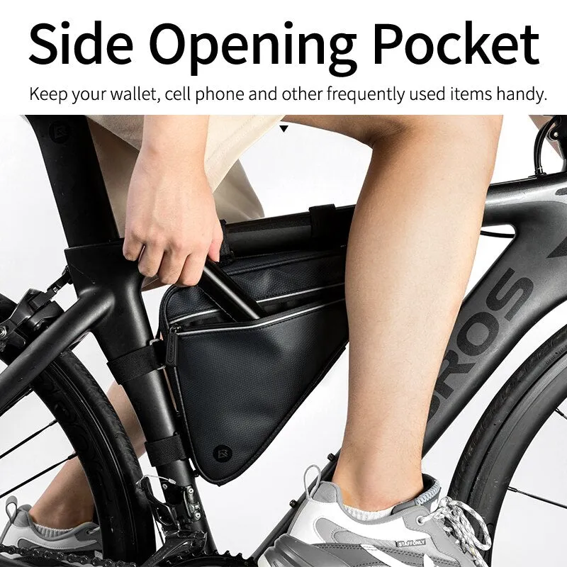 Bike Bicycle Front Frame Triangle Bag Ultra-light Tube Small Packet Repair Tool Pouch Cycling