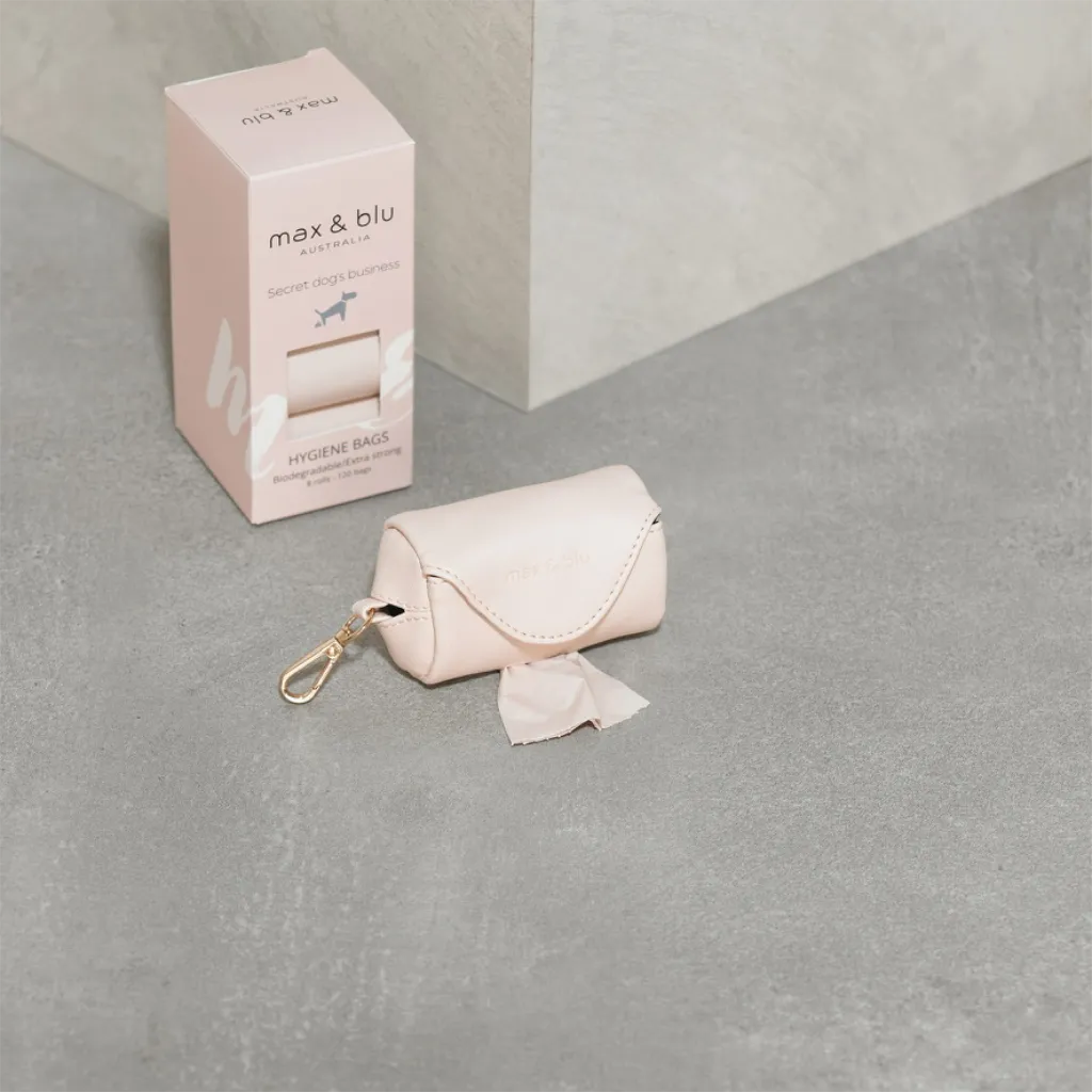 Billie Poop Bag Holder - Pink blush