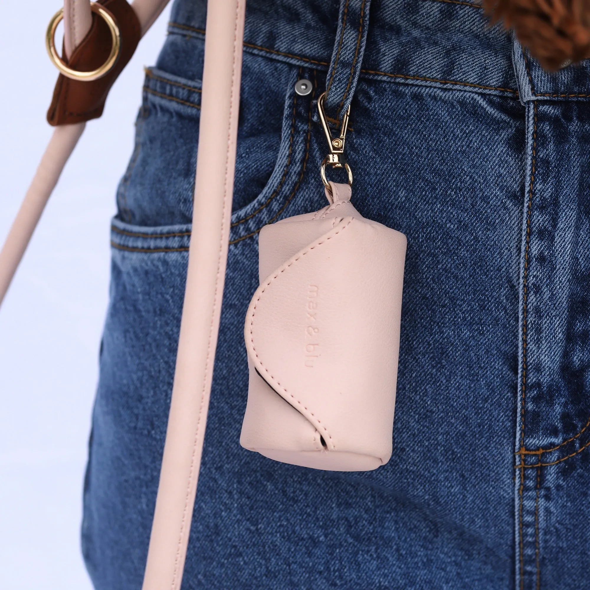 Billie Poop Bag Holder - Pink blush