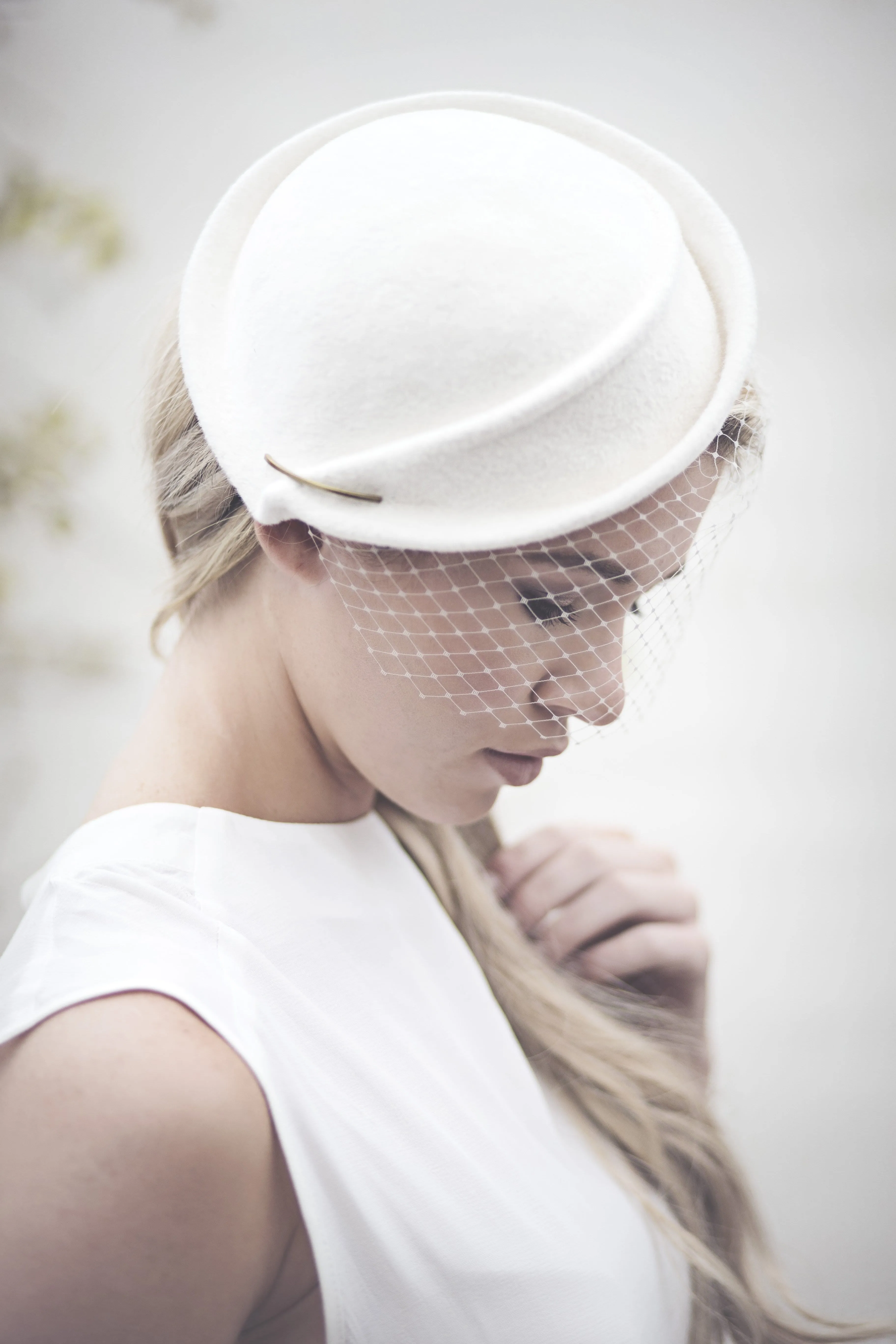 Bridal Hat - Morven