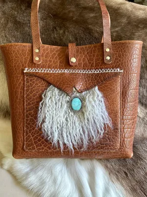 Bridger Tote | With Turquoise Medallion