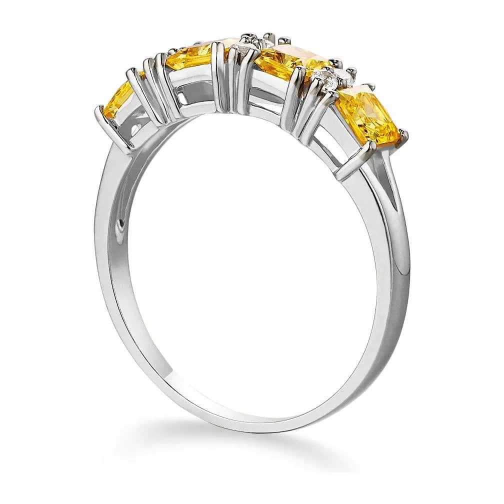 Brilliant Sunset Ring