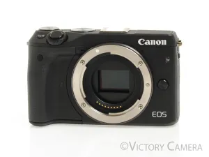 Canon EOS M3 24.2MP Mirrorless Digital Camera Body w/ Charger [MINT]