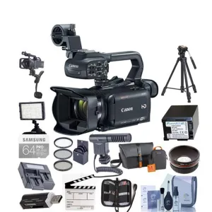 Canon XA35 Professional Camcorder   FULL SIZE TRIPOD MEGA BUNDLE