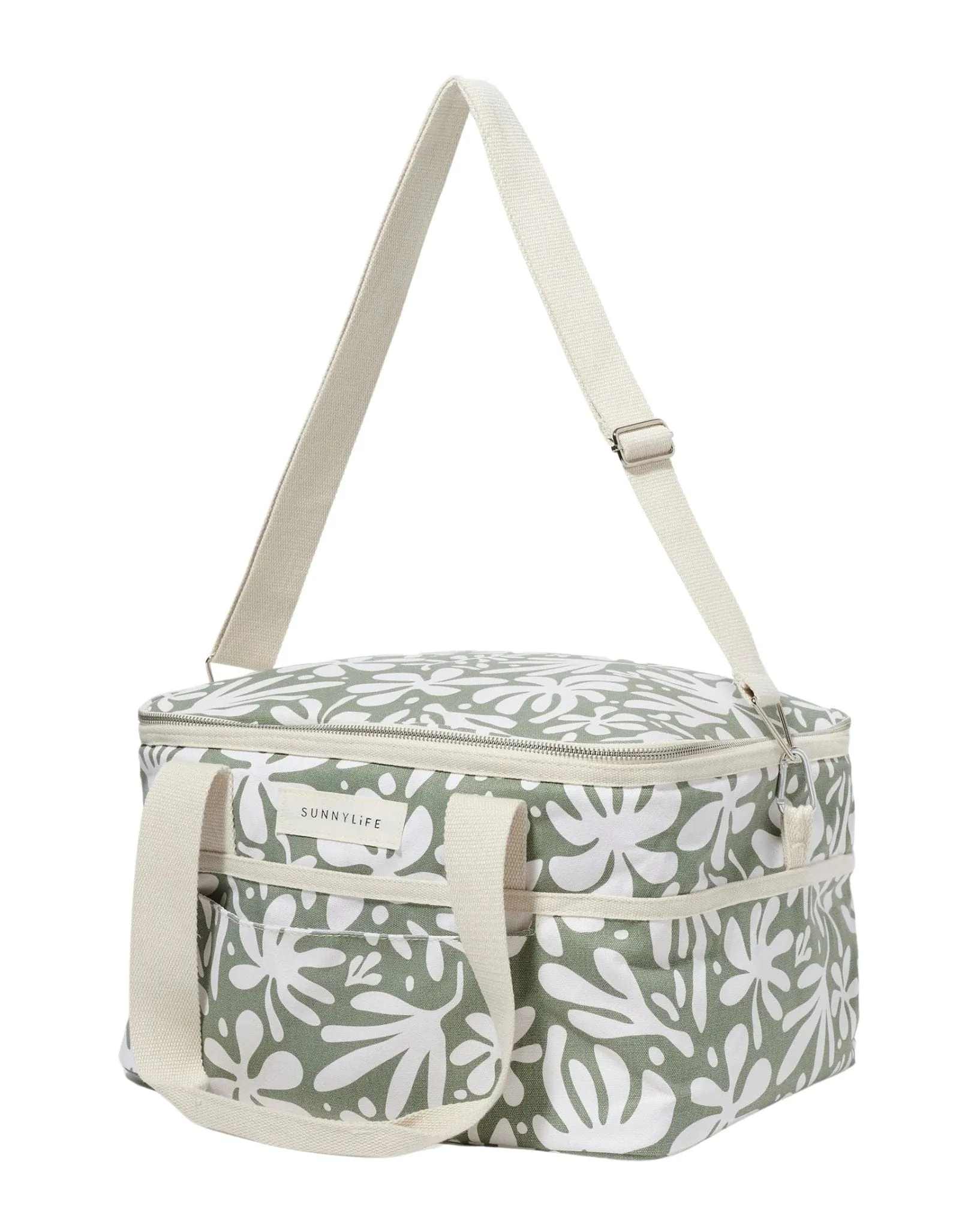 Canvas Drinks Cooler Bag The Vacay Olive