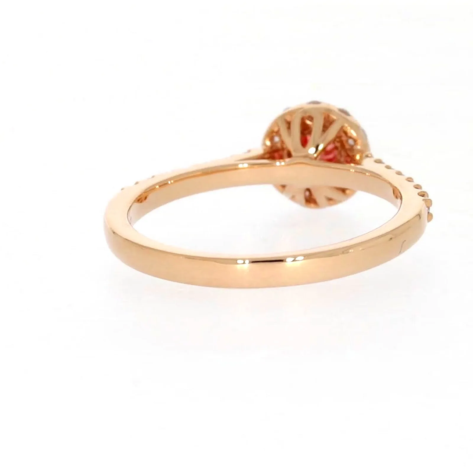 Celebration 18ct Rose Gold Round Brilliant Cut 1/2 CARAT tw of Lab Grown Diamond Ring