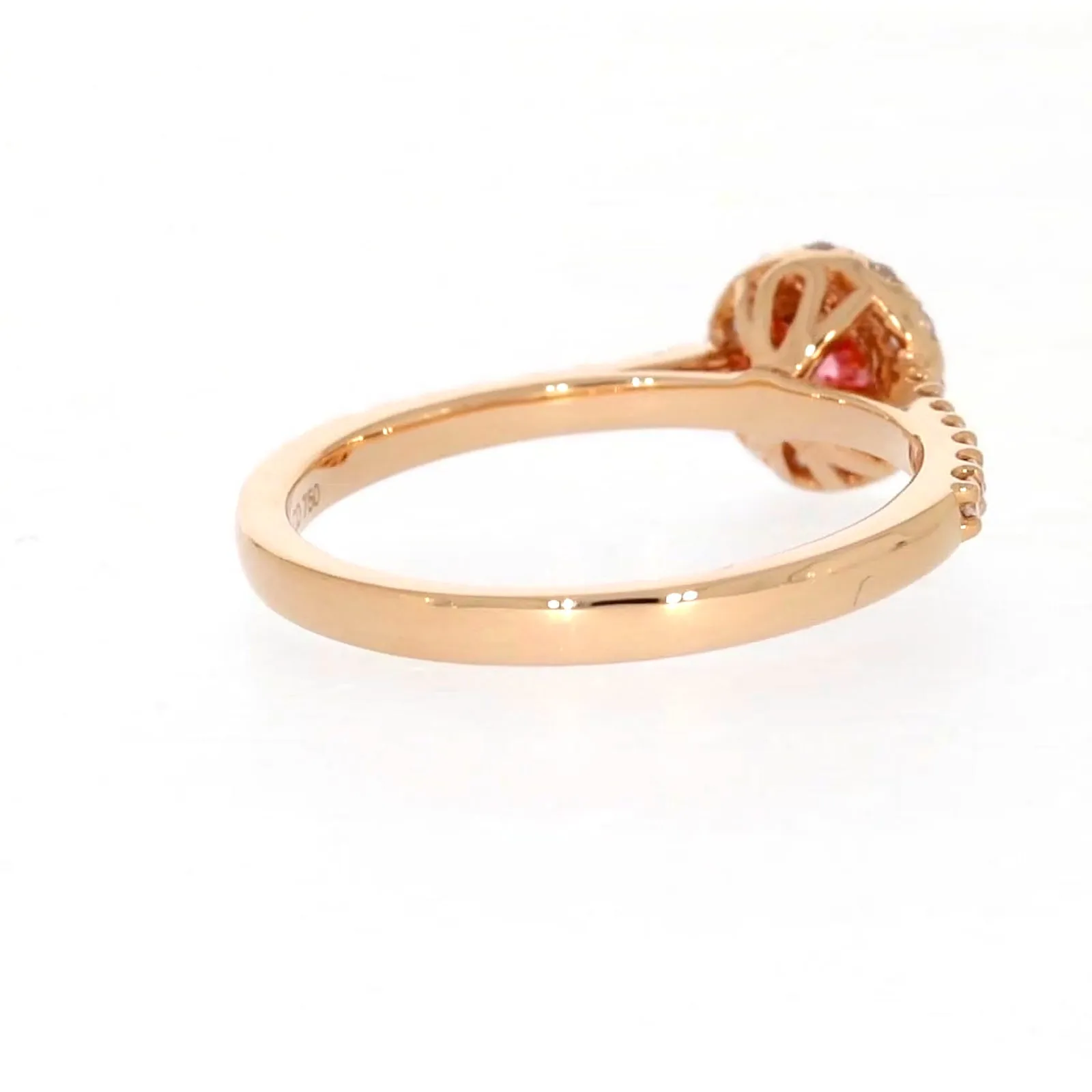 Celebration 18ct Rose Gold Round Brilliant Cut 1/2 CARAT tw of Lab Grown Diamond Ring