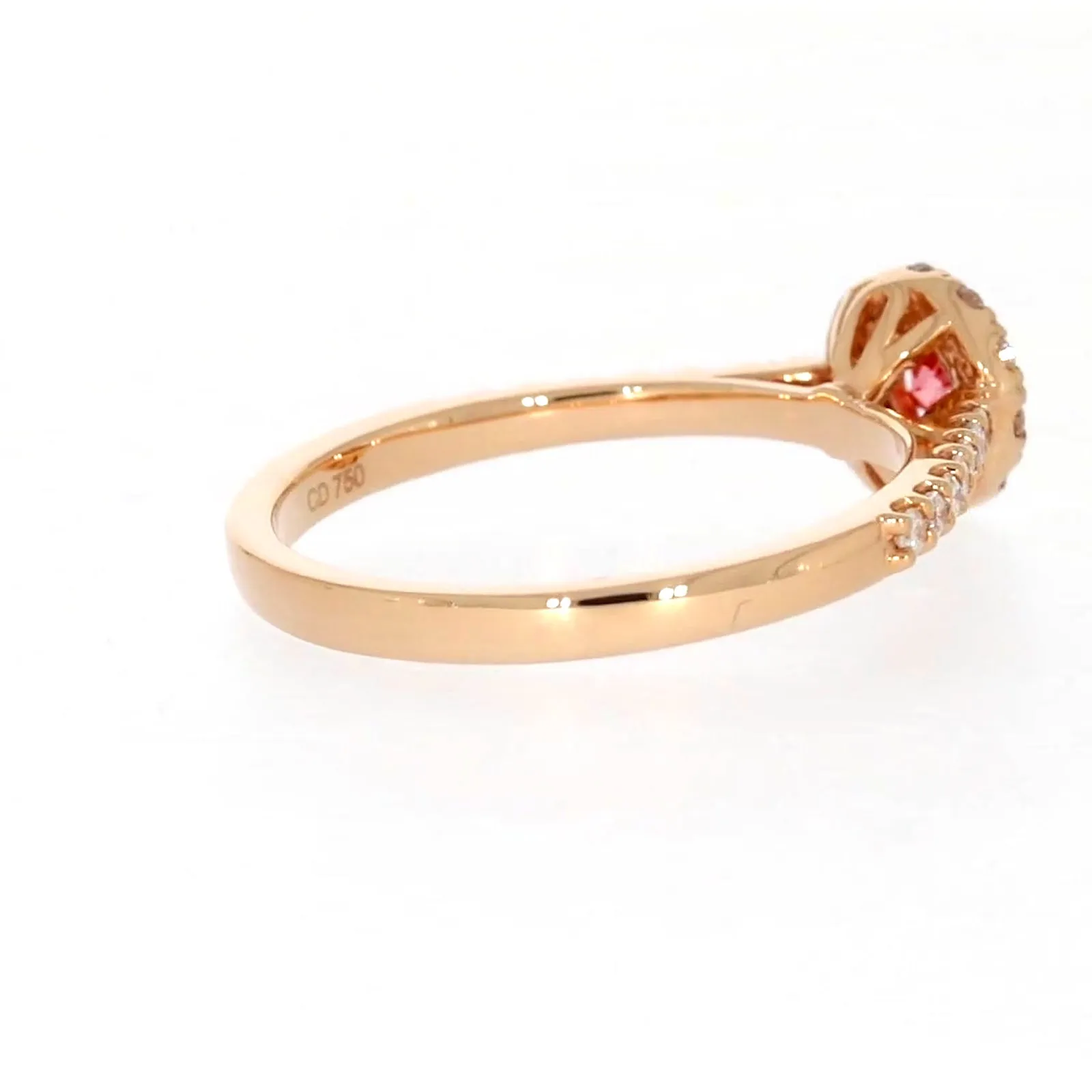 Celebration 18ct Rose Gold Round Brilliant Cut 1/2 CARAT tw of Lab Grown Diamond Ring