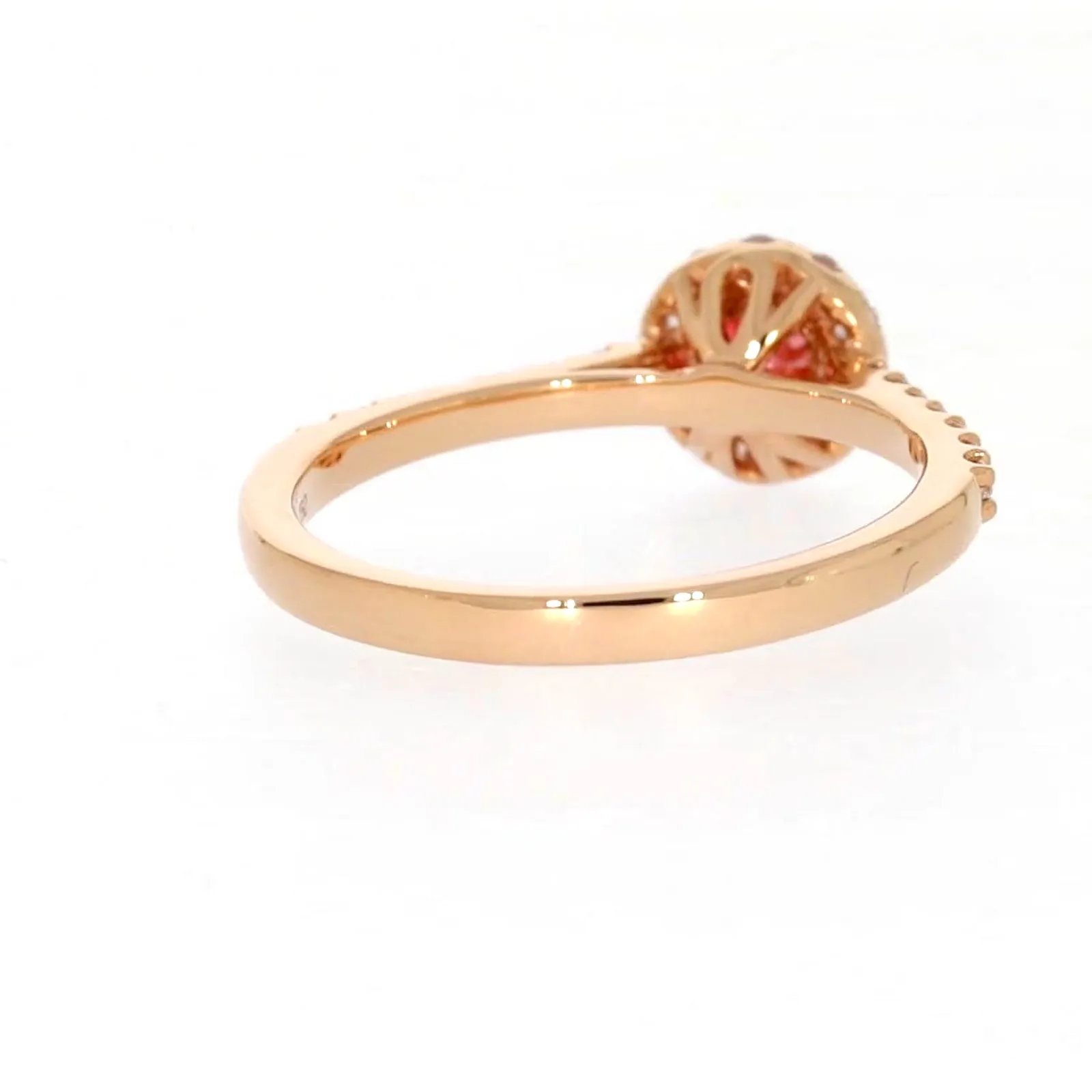 Celebration 18ct Rose Gold Round Brilliant Cut 1/2 CARAT tw of Lab Grown Diamond Ring