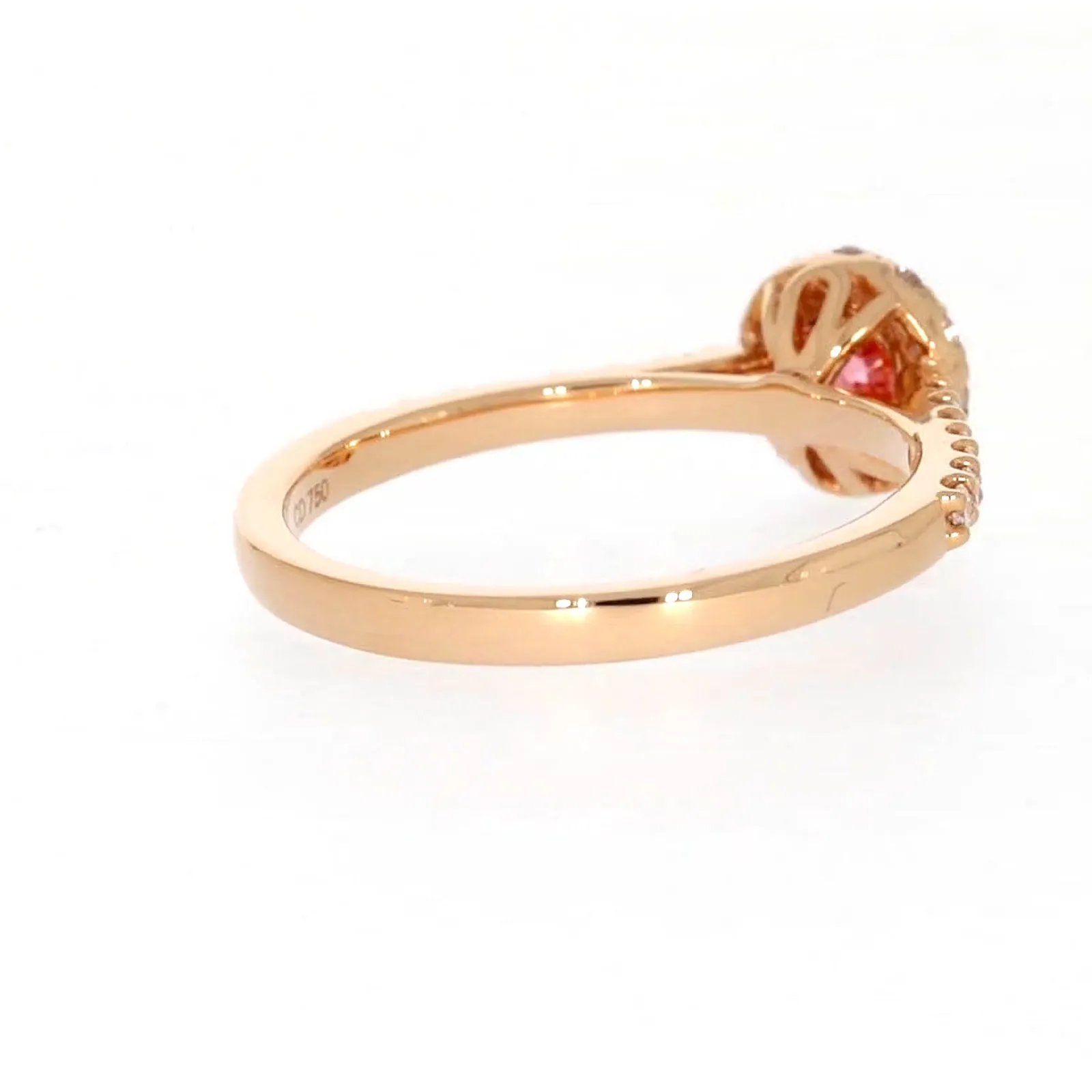 Celebration 18ct Rose Gold Round Brilliant Cut 1/2 CARAT tw of Lab Grown Diamond Ring