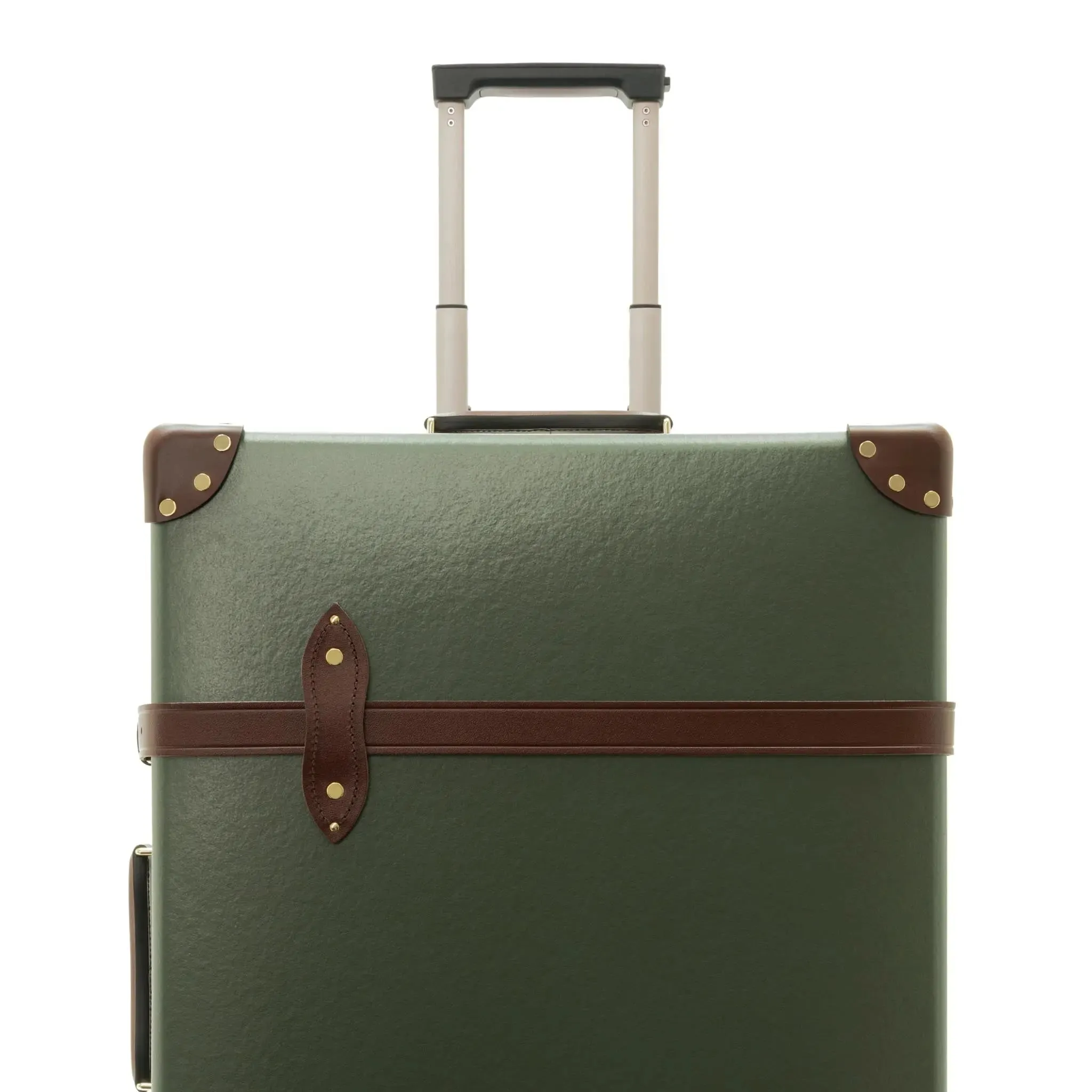 Centenary Large Check-In Case - 4 Wheels Green/Brown