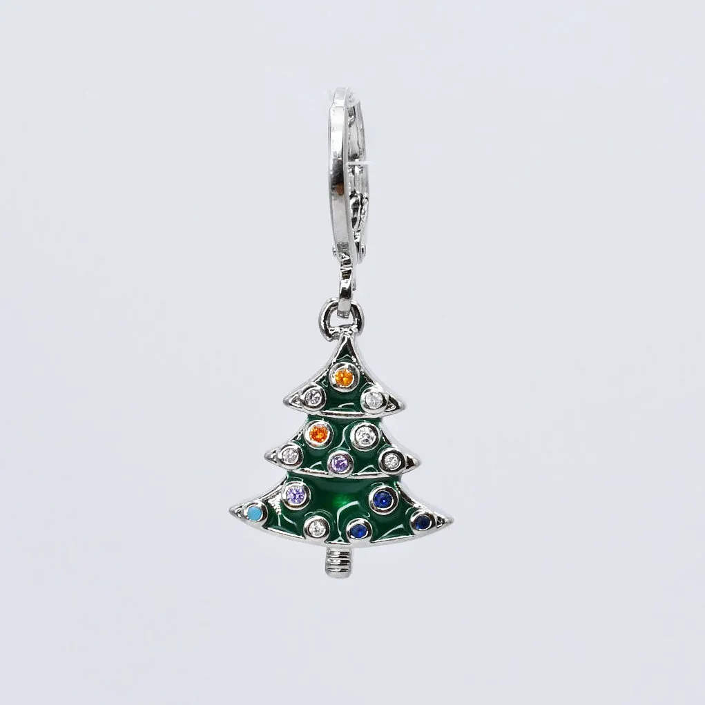 Christmas Tree Silver Charm CH-325