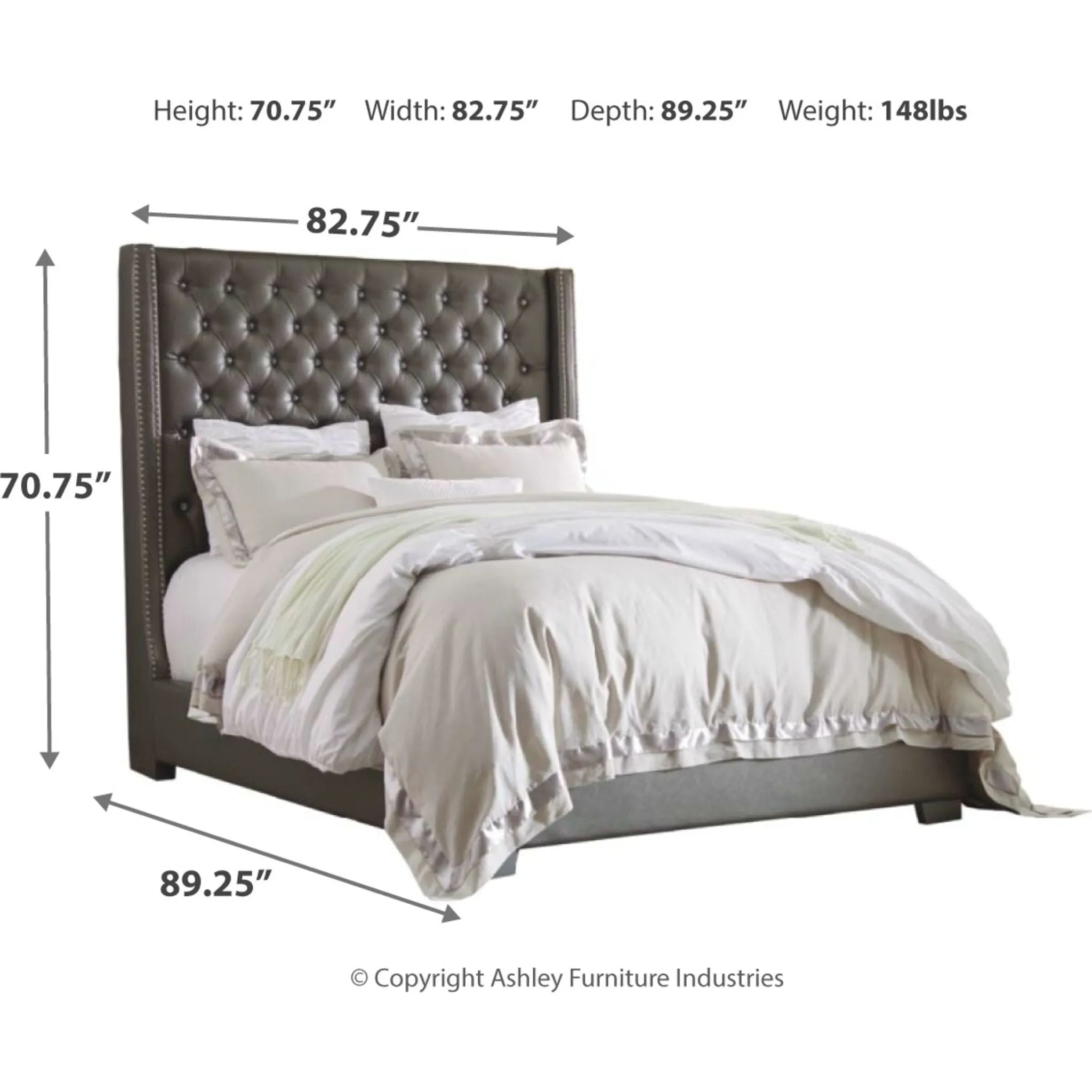 Coralayne 5 Piece Upholstered Bedroom