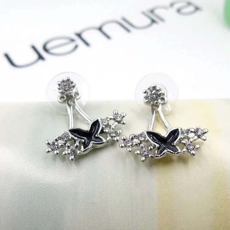 Daisy Flower Crystal Charming Earring