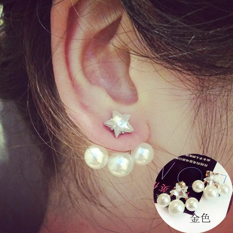 Daisy Flower Crystal Charming Earring