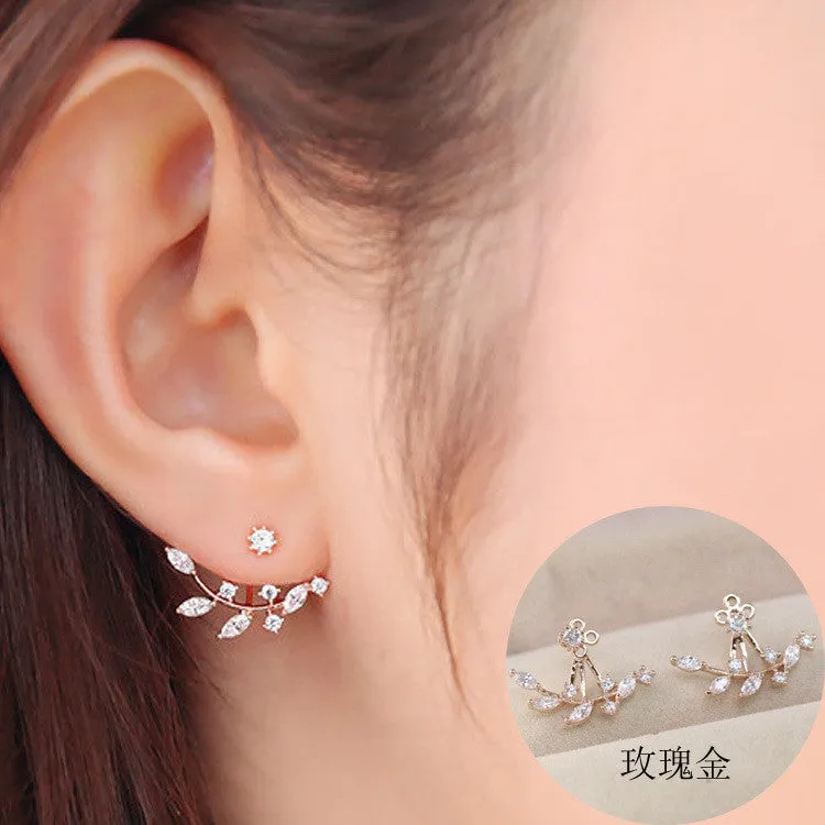 Daisy Flower Crystal Charming Earring