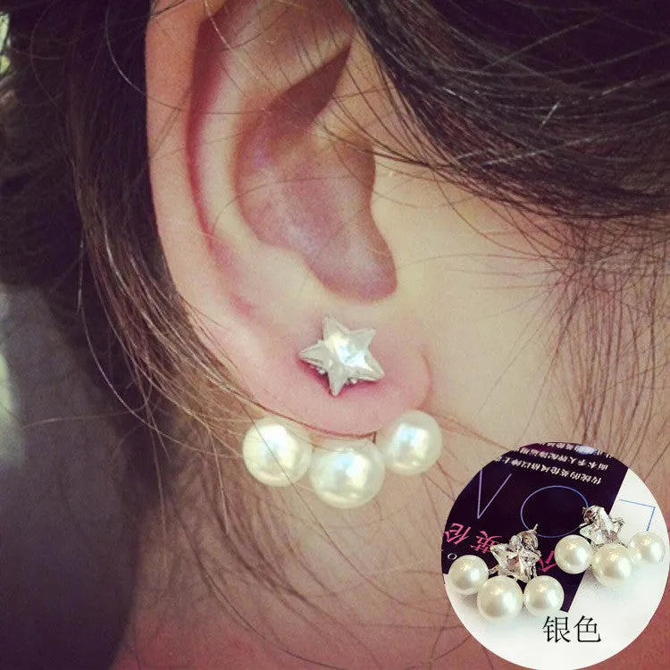 Daisy Flower Crystal Charming Earring