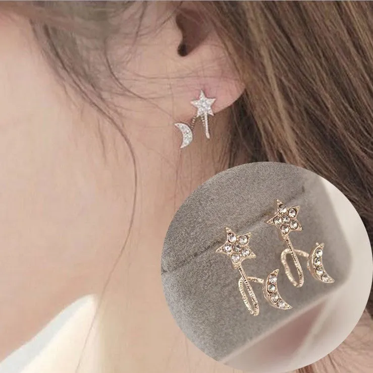 Daisy Flower Crystal Charming Earring