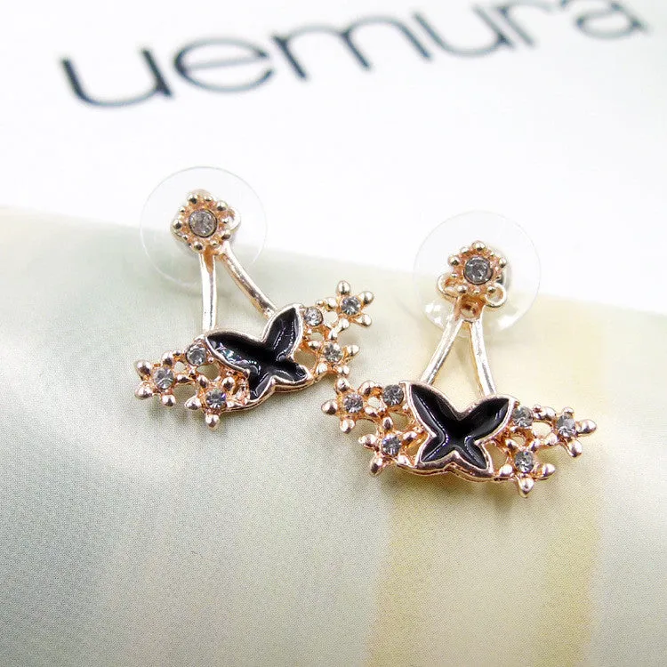 Daisy Flower Crystal Charming Earring