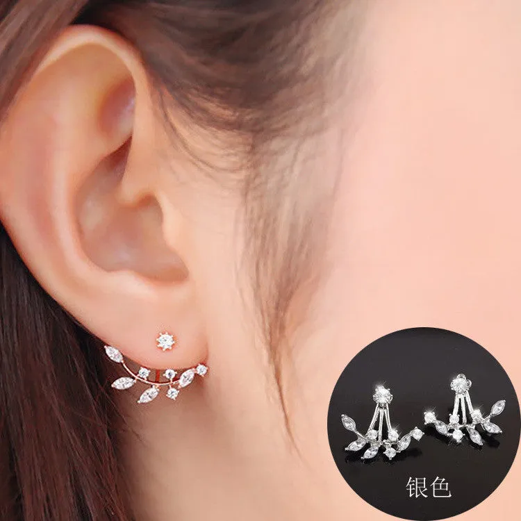 Daisy Flower Crystal Charming Earring