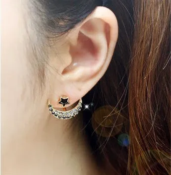 Daisy Flower Crystal Charming Earring