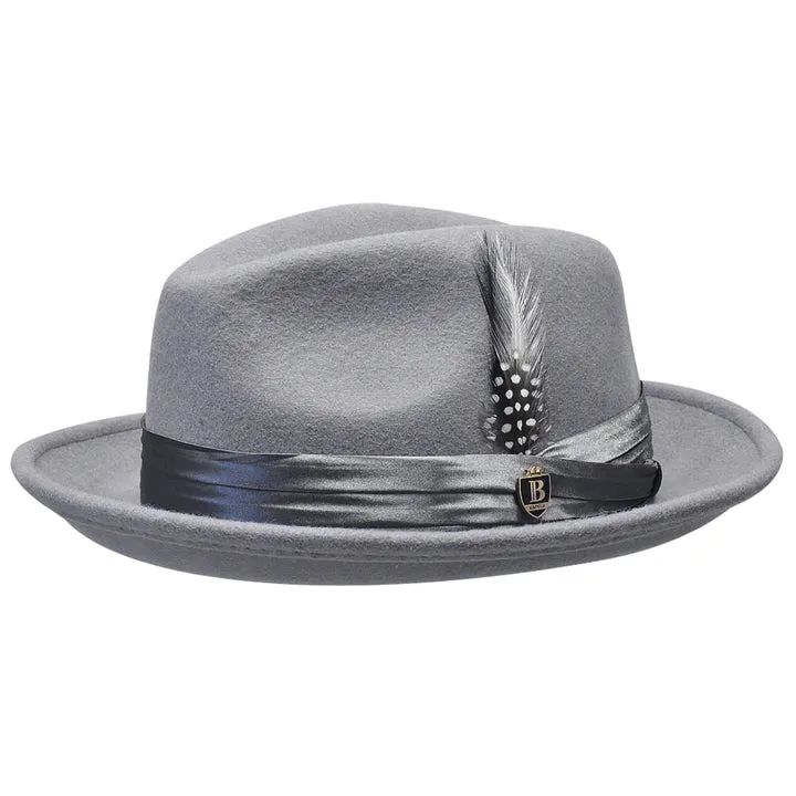 Dapper Gent's Fedora Crushable Wool Fedora