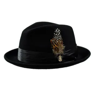 Dapper Gent's Fedora Crushable Wool Fedora