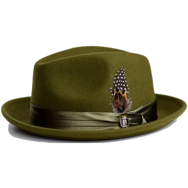 Dapper Gent's Fedora Crushable Wool Fedora