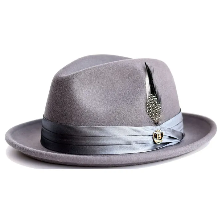 Dapper Gent's Fedora Crushable Wool Fedora