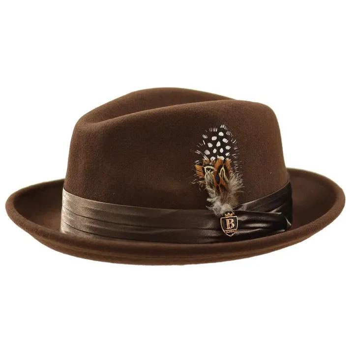 Dapper Gent's Fedora Crushable Wool Fedora