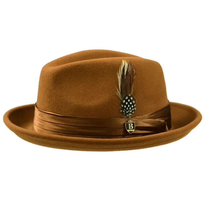 Dapper Gent's Fedora Crushable Wool Fedora