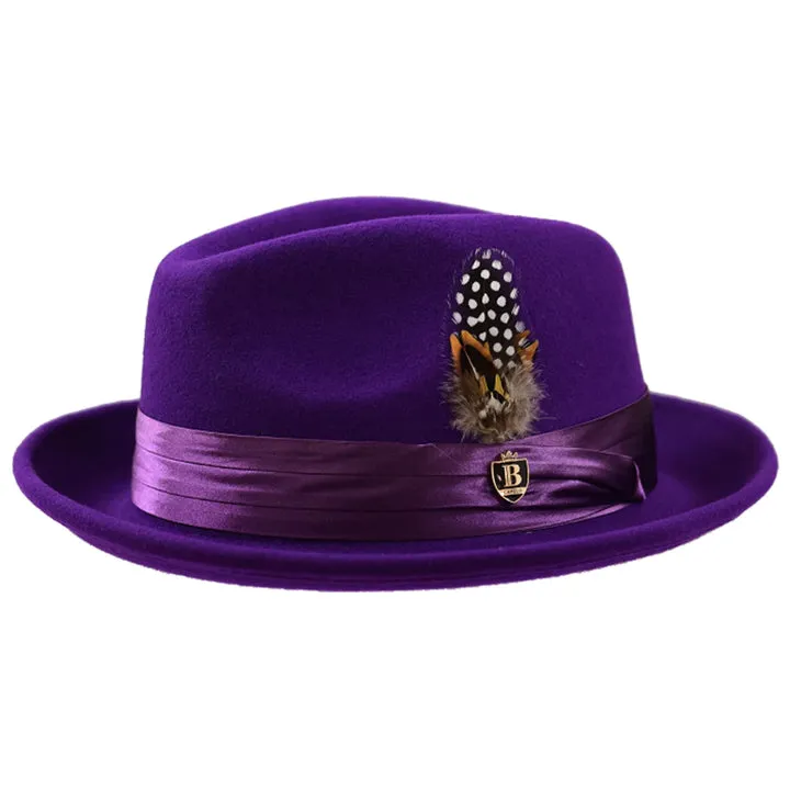 Dapper Gent's Fedora Crushable Wool Fedora