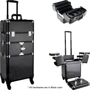 De Mezo 3-in-1 Four Wheels Professional Rolling Makeup Case by Ver Beauty-VT017