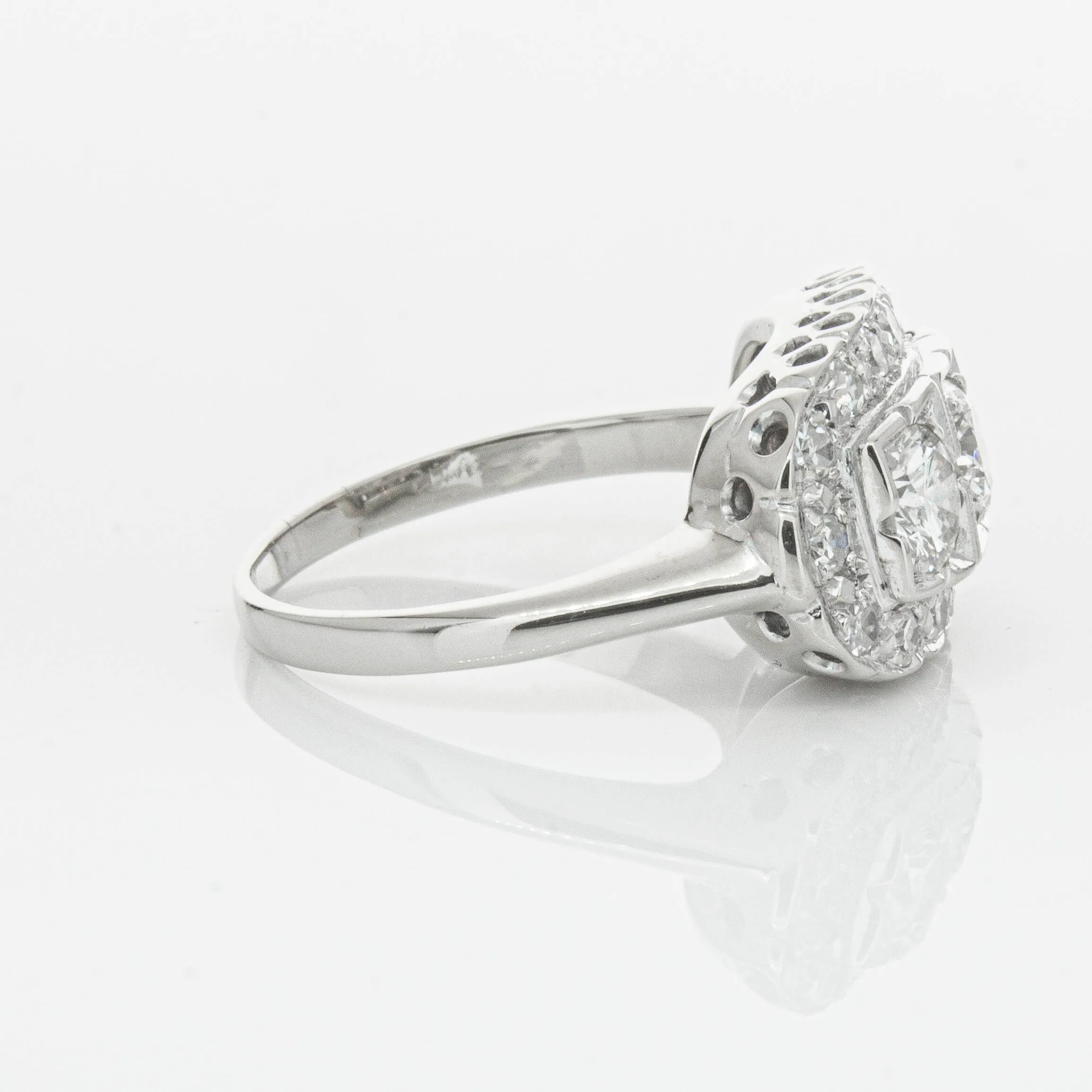 Deja Vu Platinum 1.54ct Diamond Ring